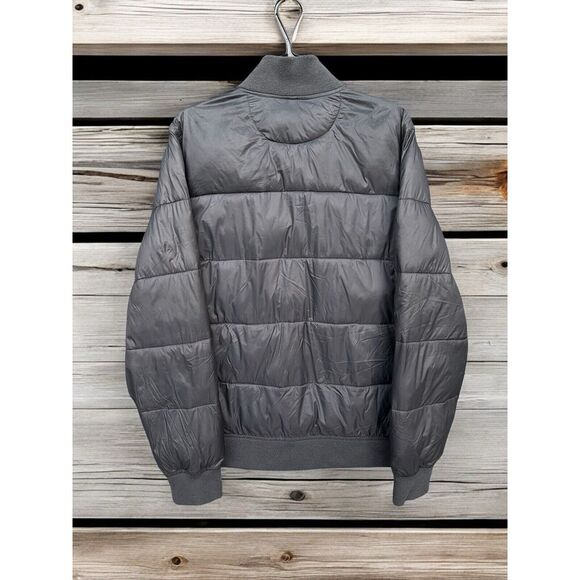 Abercrombie & Fitch Gray Puffer Jacket Men's Size S - Picture 6 of 6